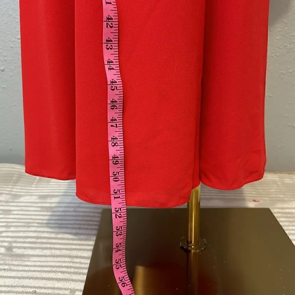 Vintage Ursula of Switzerland red embroidered 2PC women’s dress suit size 8P